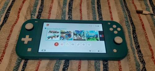 Nintendo Switch Lite with Burnout Paradise game