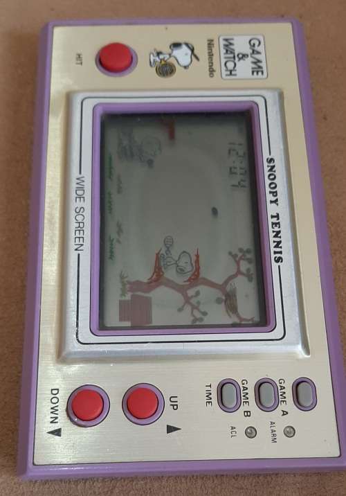Nintendo Game and Watch Snoopy Tennis