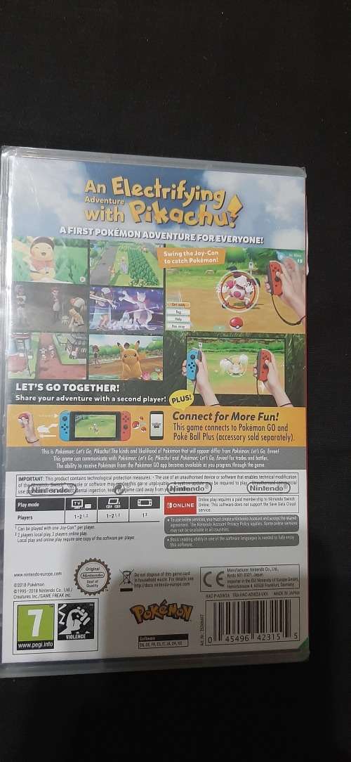 Pokemon Lets Go Pikachu (Brand New)