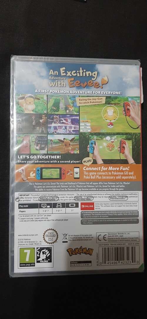 Pokemon Lets Go Eevee ( Brand New)