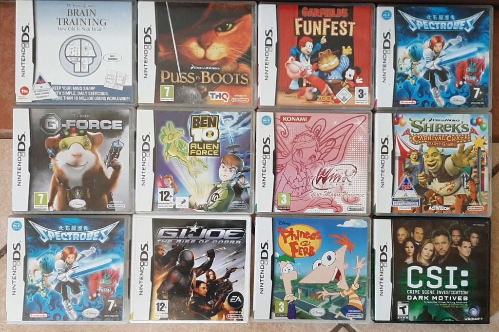 60 Games bundle ( DS, 3DS, PSP, PS2, PS3)