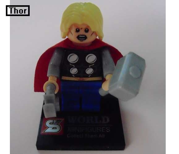 Thor The Avengers figures plastic building block sets toys Compatible With Lego