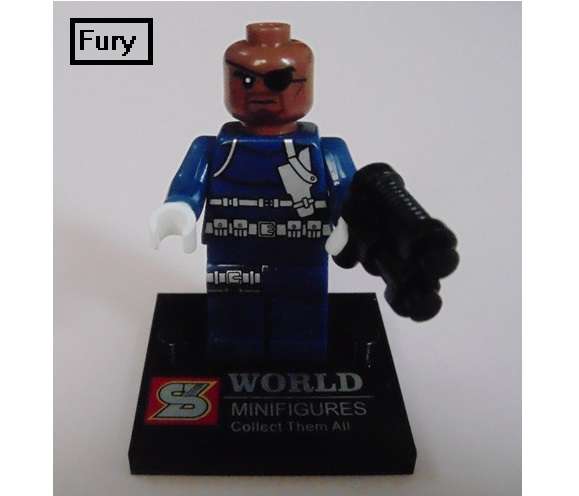 Nick Fury The Avengers figures plastic building block toy Compatible With Lego