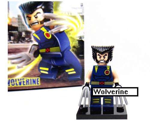 The Wolverine figure plastic building block  toy Compatible With Lego