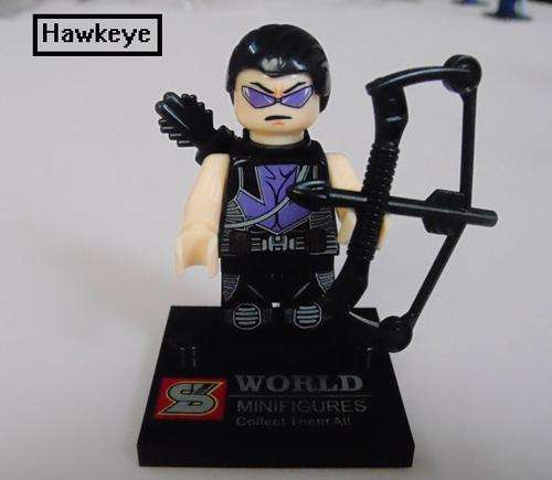 Hwkeye The Avengers figure plastic building block toy Compatible With Lego
