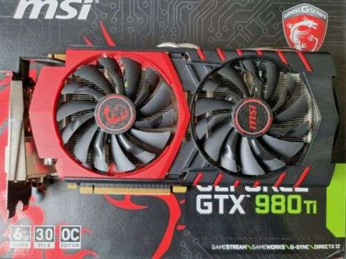 MSI GTX 980 TI GAMING X 6GB FOR REPAIR OR SPARES