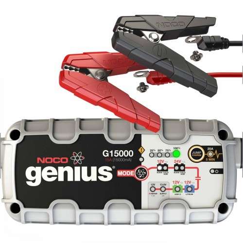 NOCO Genius G15000 12V/24V 15A Pro Series UltraSafe Smart Battery Charger