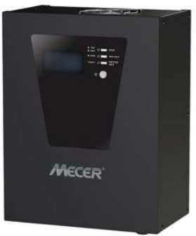 MECER 2400VA, 1800W, 24V DC-AC Inverter with LCD Display and built in MPPT controller