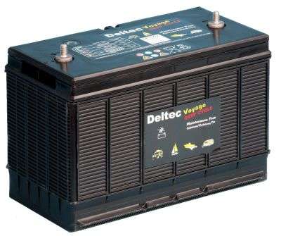 Deltec Deep Cycle Battery - 105 Amp Hour - Use with your Inverter