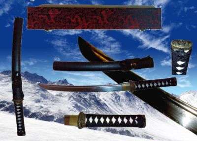 Short Full Tang Samurai Sword!!! Extremely Sharp!!!