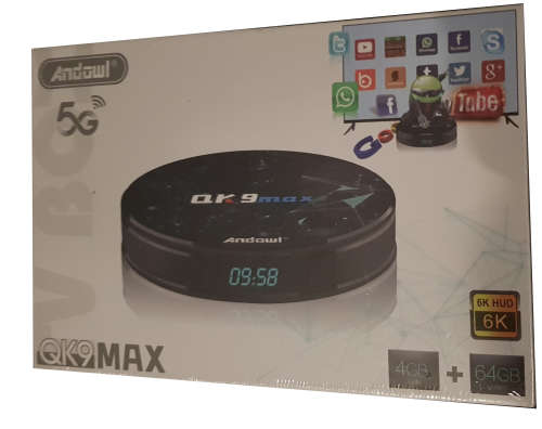 Andowl Android TV Box - 4GB + 64GB