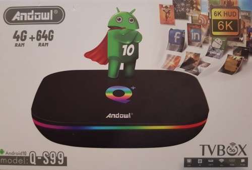 Android tv box Andowl 4gb ram/64 gig memory (Fast)- QS-99