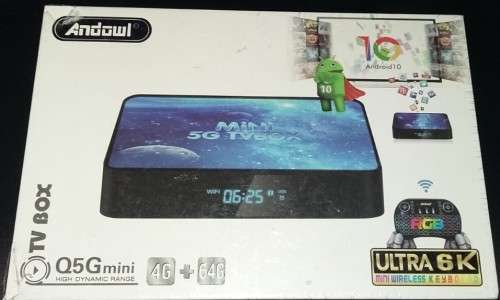 Android tv box Andowl 4gb ram/64 gig memory (Fast) - Q5G Mini