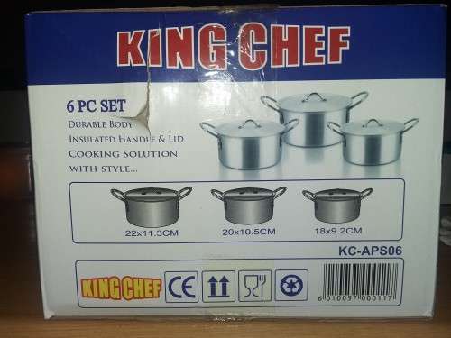 King Chef Pot Set (6 piece)