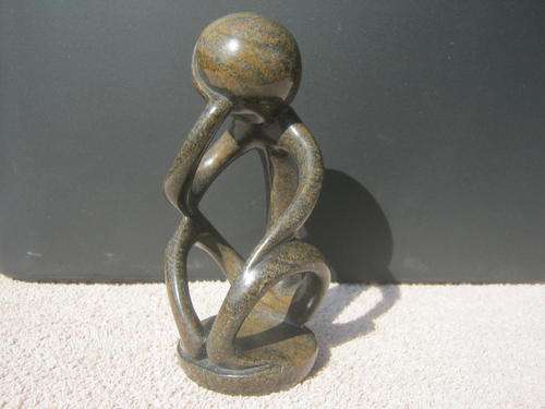Serpentine Stone Art Thinker