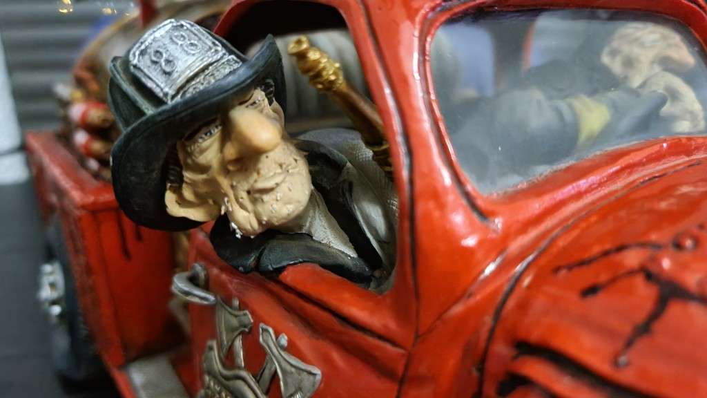 GUILLERMO FORCHINO ART-THE FIRE ENGINE-50%