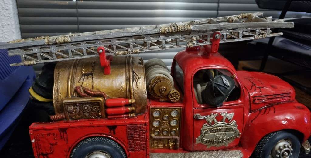 GUILLERMO FORCHINO ART-THE FIRE ENGINE-50%
