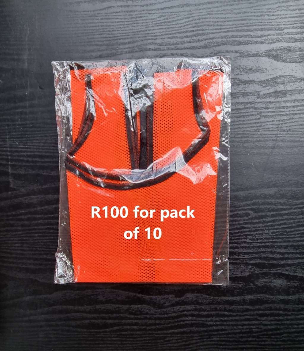 REFLECTIVE SAFETY BIBS - ONE SIZE FITS ALL