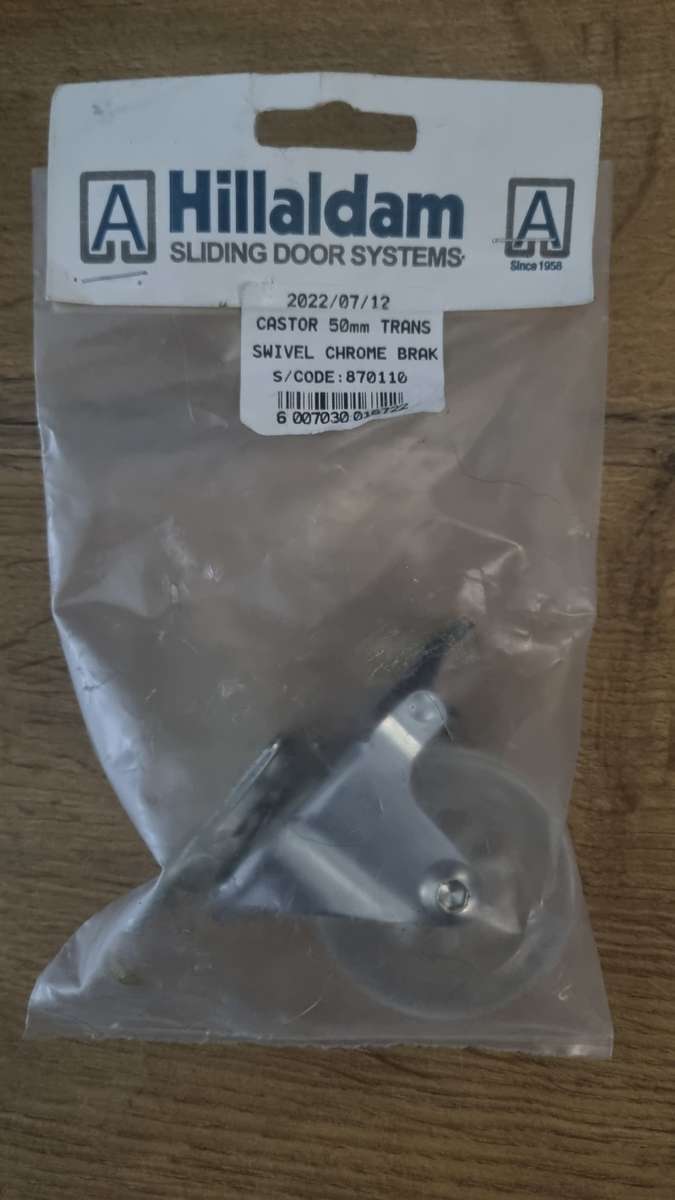 50mm Castor wheels with brake and swivel