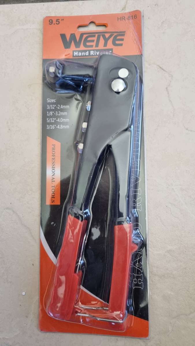 Brand new 9,5` Hand riveter with 50 free rivets