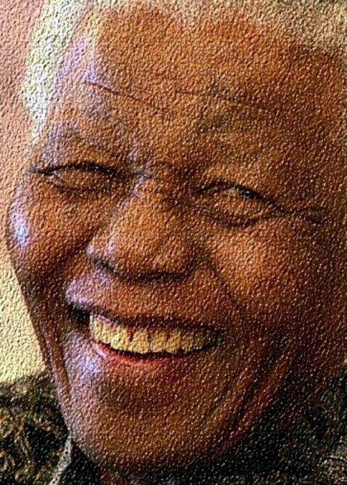 BELOVED MADIBA - NELSON MANDELA -  BEAUTIFUL PRINT OF ORIGINAL ARTWORK