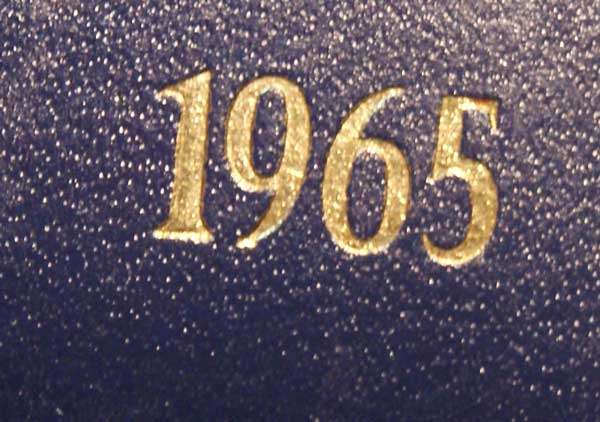 1965 SA MINT PROOF SET IN BLUE SAM CASE!