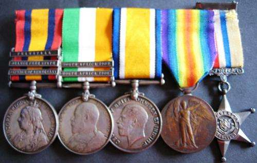 QSA/KSA/WW1 Pair and Kimberley Star