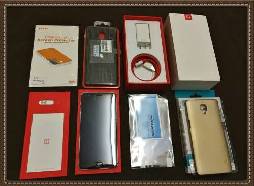 OnePlus 3 (A3000 TD-LTE) 64GB Memory with 6GB Ram LTE with accessories- Dual Sim