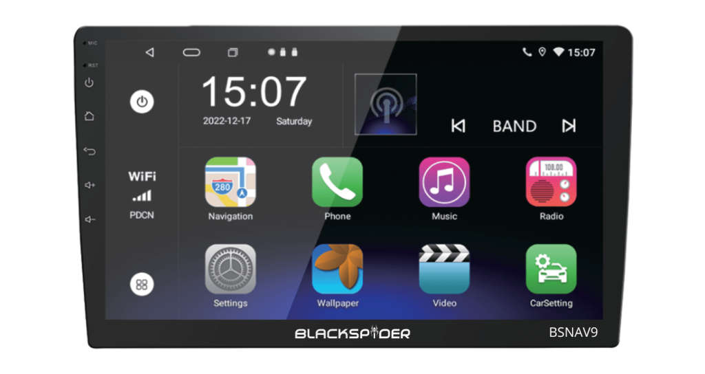 High Spec Black Spider Ford Ranger T6 Plug And Play Radio