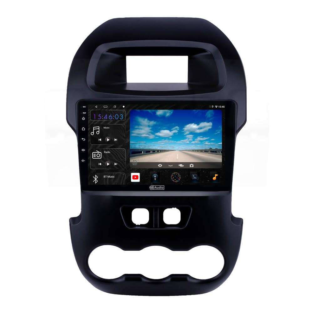 High Spec Black Spider Ford Ranger T6 Plug And Play Radio