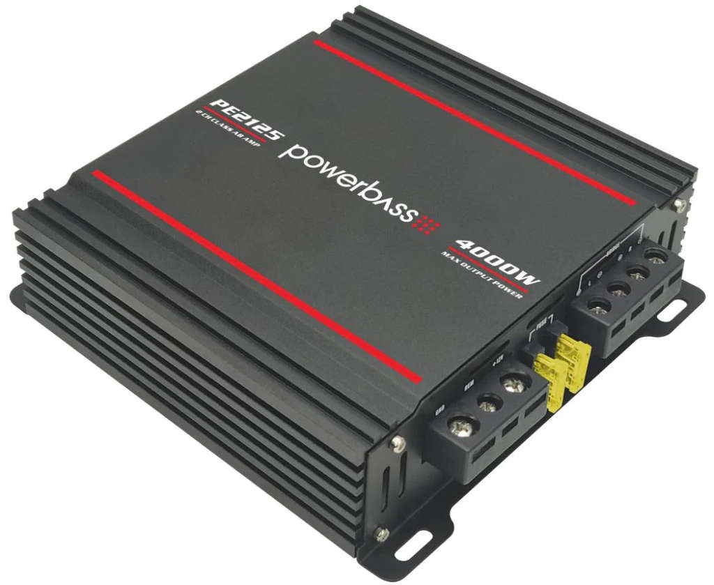 PowerBass PE-2125 4000 Watts 2 Channel Amplifier