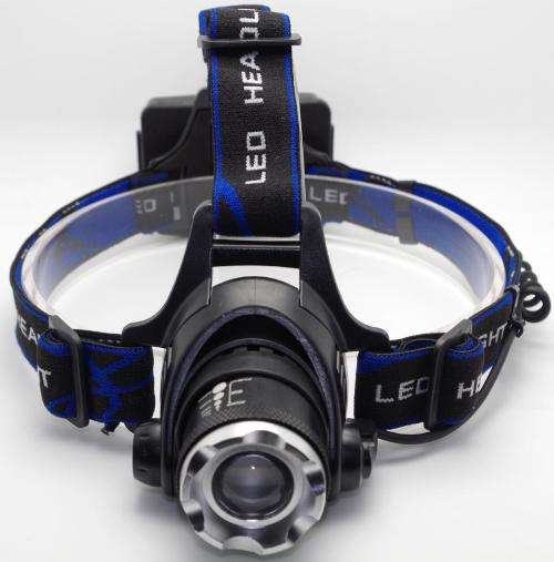 USB Rechargeable Smart Retractable Zoom Fishing Light Induction Waterproof Headlamp