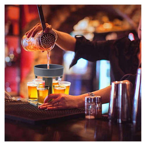 Shot Glass Dispenser and Holder Dispenser For Filling Liquids Bar Shot Dispenser Portable Wine Dispe