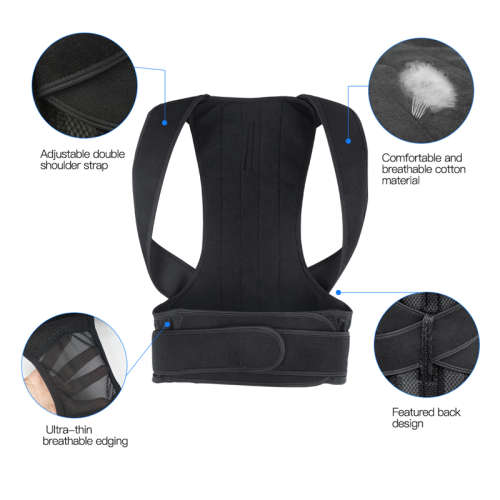 Adjustable plastic bone back with good belt unisex back support posture corrector pain belt lower ba