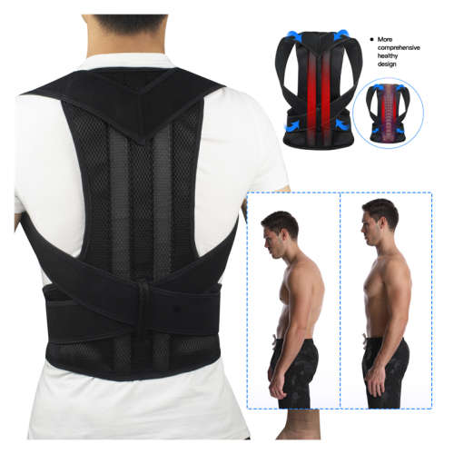 Adjustable plastic bone back with good belt unisex back support posture corrector pain belt lower ba