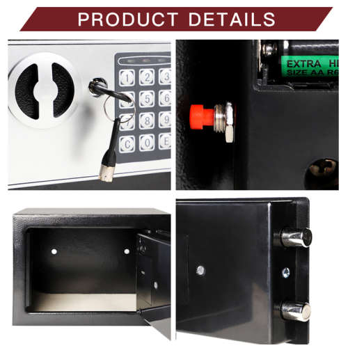 Digital code home hotel office electronic wall mounted safe locker