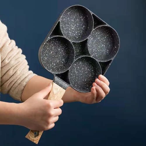 4-in-1 Family Breakfast Poached Egg Non-Stick Frying Pan