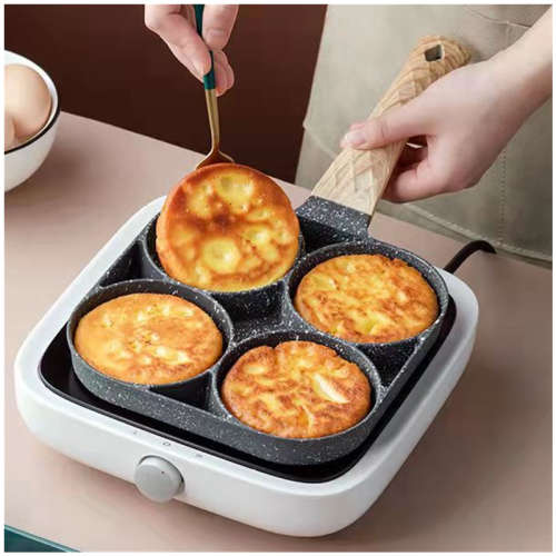 4-in-1 Family Breakfast Poached Egg Non-Stick Frying Pan