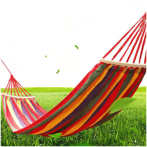 Outdoor Hammock Canvas Swing Thicken Anti-rollover Camping Adult Children`s Hanging Chair