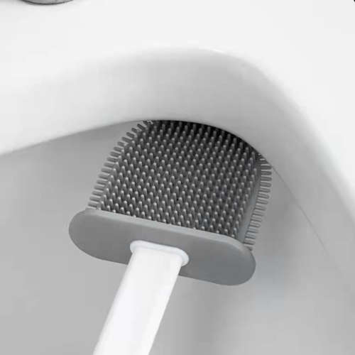 Toilet brush cleaning toilet silicone brush wall-mounted sanitary cleaning