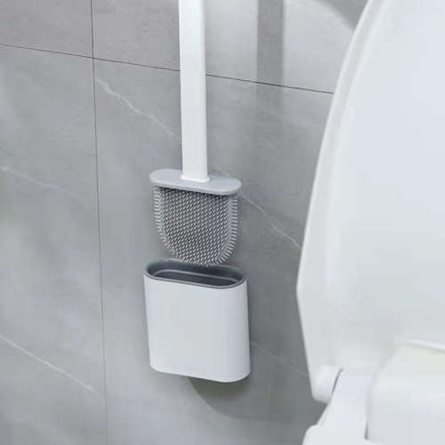 Toilet brush cleaning toilet silicone brush wall-mounted sanitary cleaning