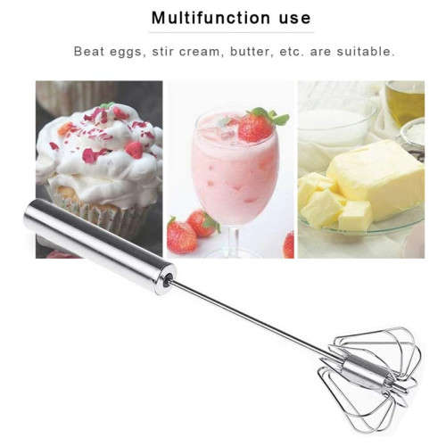 Stainless steel egg beater, whipped cream, egg beater, stirring manual egg beater