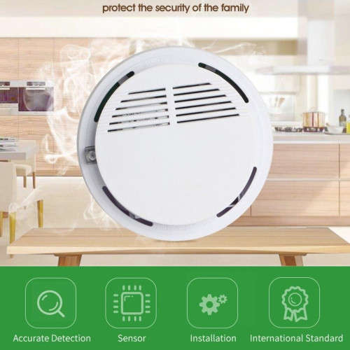 Smoke Detection Alarm with 9V Battery