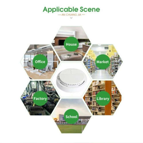 Smoke Detection Alarm with 9V Battery