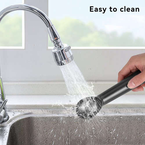 Ice Cream Scoop Non-Stick Antifreeze Scoop Melon Baller (Black)