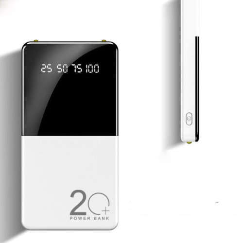 T118 Portable Charger Mirror Screen LED Digital Display Powerbank