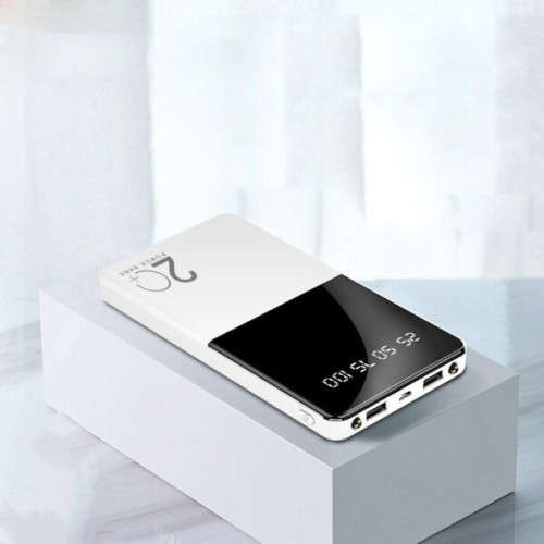 T118 Portable Charger Mirror Screen LED Digital Display Powerbank