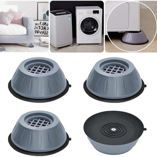4 Washer and Dryer Anti-vibration Pads, Washer Support and Noise Reduction