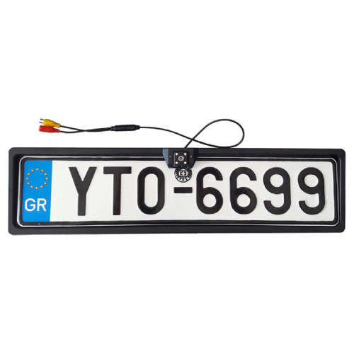 2 in 1 Camera License Plate Frame Wired License Plate Frame with Reversing Camera