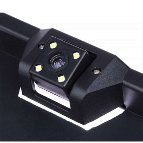 2 in 1 Camera License Plate Frame Wired License Plate Frame with Reversing Camera
